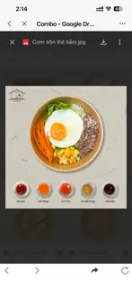 Hình ảnh Cơm cơ bản thịt bằm
