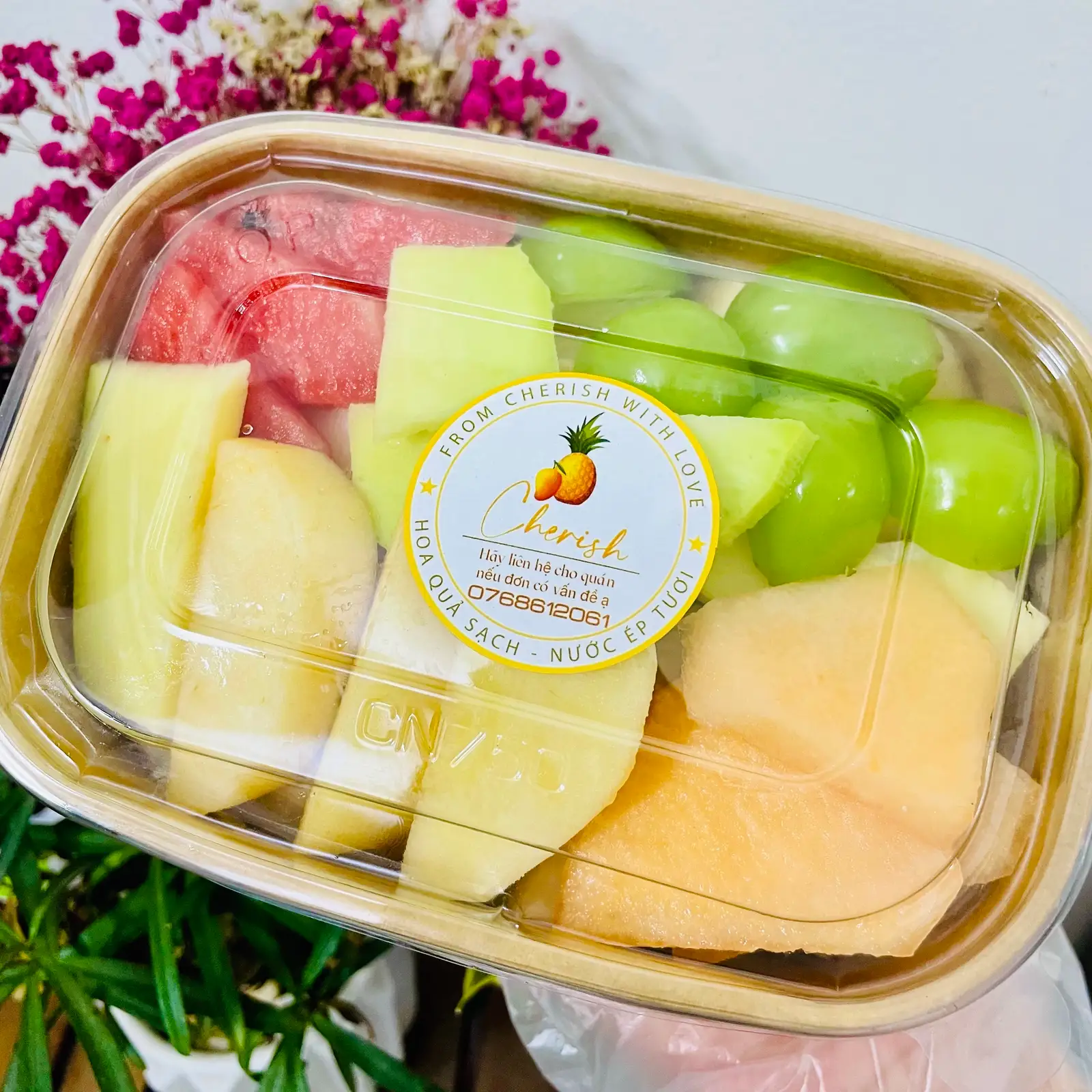 Hình ảnh Nho x Táo x Dưa hấu x Dưa lưới x Xoài