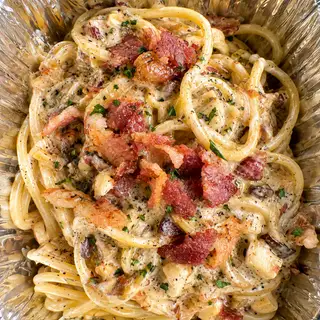 Hình ảnh Mì Ý Sốt Kem Bacon