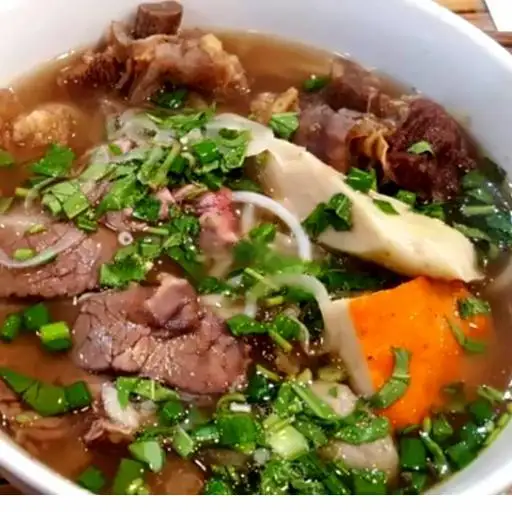 Bún bò tái nạm - 45.000 ₫ tại Bún Bò & Mì Quảng O An - Hậu Lân
