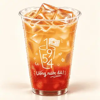 Trà Dâu Chua Ngọt - Mứt Dâu Đã Khát - 35.000 ₫ tại Tiệm Nước 1954 - Matcha, Sữa Chua & Soda - Cao Thắng