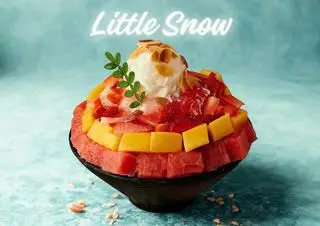Hình ảnh Kem tuyết hoa quả - fruits bingsu