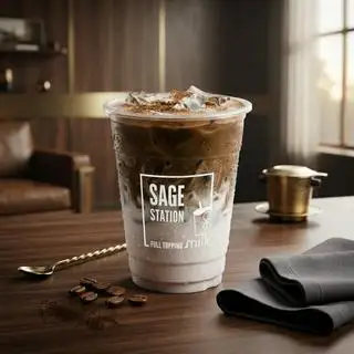 Cà phê Latte - 23.000 ₫ tại Sage Station - Trà Sữa, Cà Phê & Ăn Vặt - Bế Văn Cấm