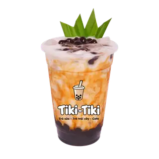 Hình ảnh Sữa dừa trân châu đường nâu