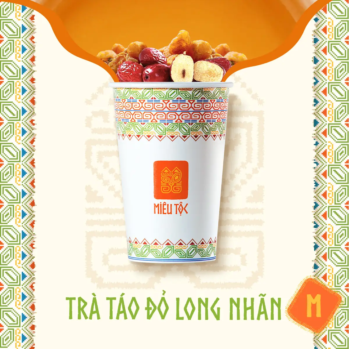 Hình ảnh Trà đen táo đỏ long nhãn