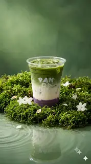 Hình ảnh Ube Matcha Latte (L)