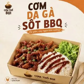 Hình ảnh Cơm Da Gà Sốt BBQ