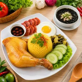 Hình ảnh PHẦN CƠM GÀ Ú NU -  FULL TOPPING 