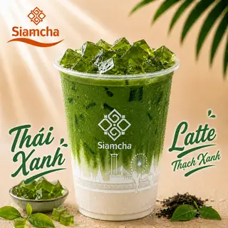 Hình ảnh Thái Xanh Latte Thạch Xanh
