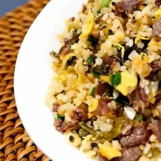 Hình ảnh Cơm rang dưa bò rang lẫn