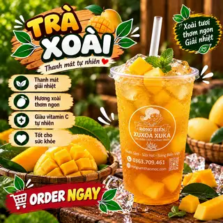 Hình ảnh Trà xoài - Ly 700 ml