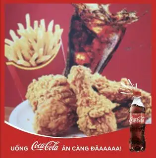 Hình ảnh COMBO 2B (2-3 người) Combo 3 đùi + 2 cánh + 1 sốt+ 1 khoai tây chiên+ 1 coca(pepsi) 