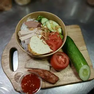 Hình ảnh bún chả lụa