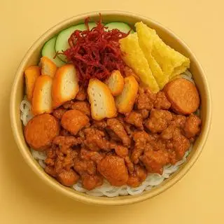 Hình ảnh Bún trộn đặc biệt - chả cua