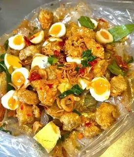 Hình ảnh Bánh tráng phơi sương sợi trộn full topping