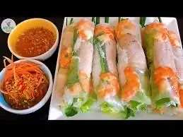 5 Gỏi cuốn tôm thịt (nước chấm mắm) - 52.000 ₫ tại Bột Chiên Cô Ba