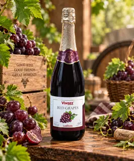 Hình ảnh Vivazz Sparkling Juice Nho đỏ 720 ml