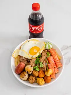 Hình ảnh Combo Nui xào bò thập cẩm - Coca