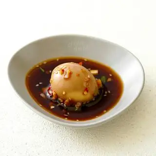 Trứng lòng đào ngâm tương thêm - 17.000 ₫ tại Cô Thảo Tôm Cá - Cá Hồi Ngâm Tương - Trần Đình Xu