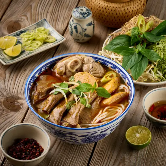 BÚN BÒ ĐẦY ĐỦ GIÒ (KO SƯỜN) - 105.000 ₫ tại Bún Bò 1991 - Cống Quỳnh