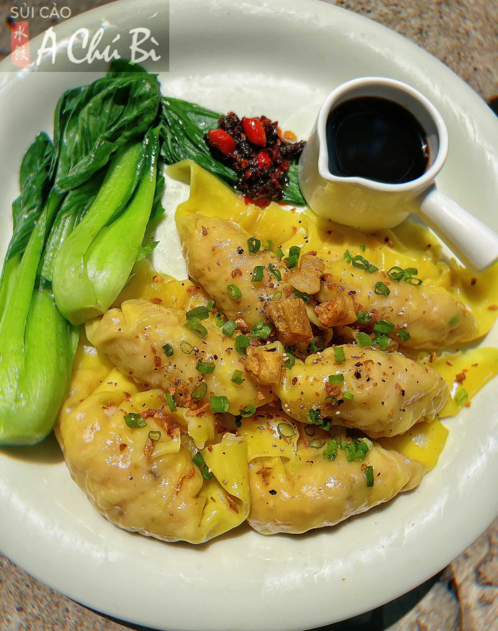 Hình ảnh Sủi Cảo Khô Sốt Giấm Hồng /大紅浙醋干饺子