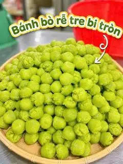 Hình ảnh Bánh bò rễ tre bi tròn/ 100gr