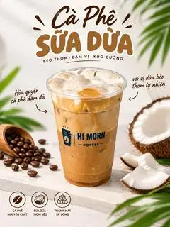 Hình ảnh Cà phê sữa dừa 360ml