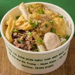 Hình ảnh Bún riêu tóp mỡ đặc biệt