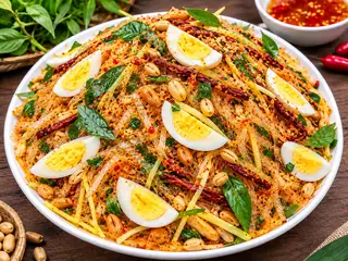 Hình ảnh Bánh Tráng Trộn ( Trứng Gà )