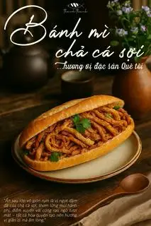 Hình ảnh Bánh mì chả đặc biệt