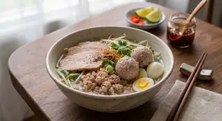 Hình ảnh Hủ tiếu bò viên
