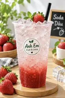 Hình ảnh soda dâu 