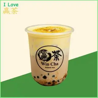 Hình ảnh Trà sữa trân châu kem trứng cháy M