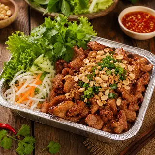 thịt nướng (180gm) - 75.000 ₫ tại Bún Siêu Thịt Nướng 29K - Vườn Chuối
