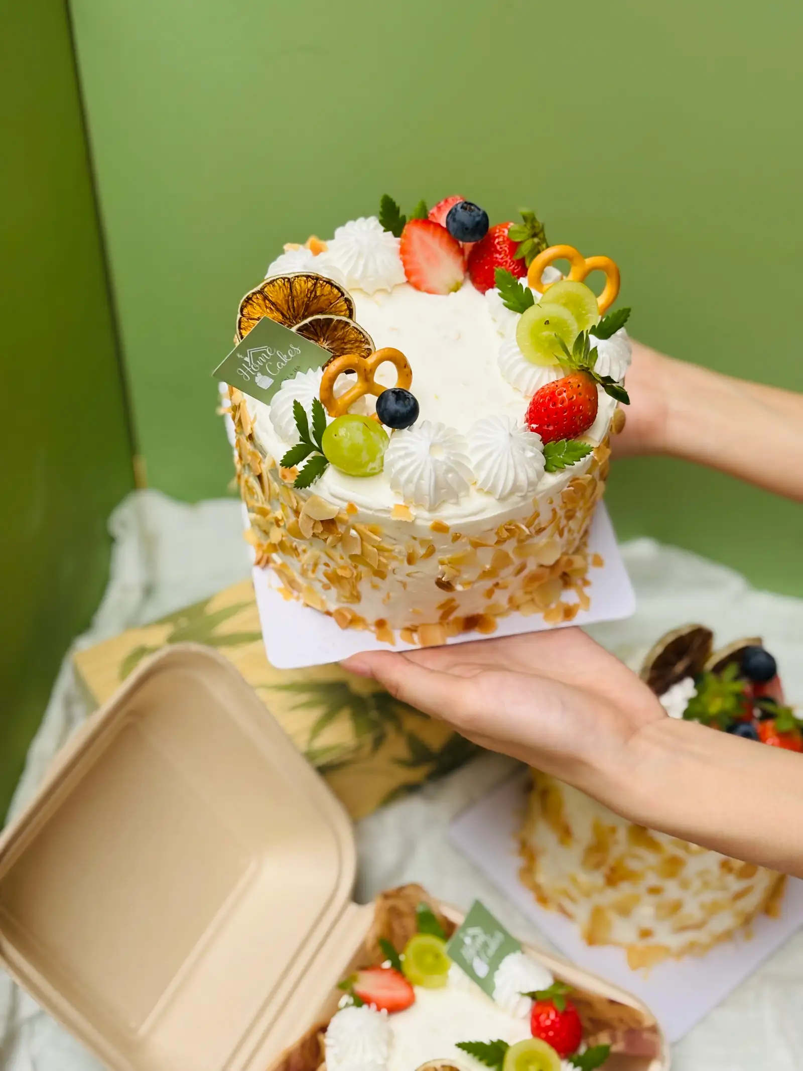 Bánh kem phomai bắp 13cm - 300.000 ₫ tại Home Cakes - Bánh Kem, Bánh Lạnh & Trà Trái Cây - Huỳnh Tấn Phát