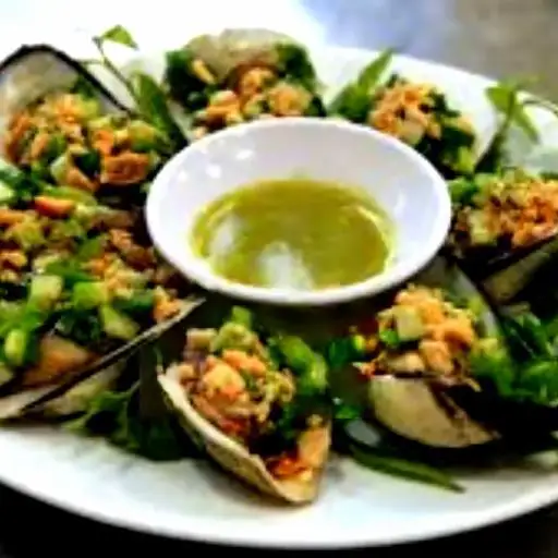 Hình ảnh Sò dẹo mỡ hành