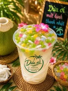 Dừa tươi trân châu dừa - 35.000 ₫ tại Dừa Mix - Rau Câu Trái Dừa 642 - Tỉnh Lộ 10
