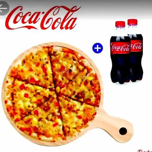 Hình ảnh Pizza thập cẩm/ngô bò/xúc xích/dăm bông size 18 kèm 1 chai CoCa/pepsi/nước cam 0đ
