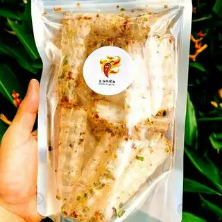 Hình ảnh Bánh Tráng Cuộn Mỡ Hành có Ruốc thơm ngon