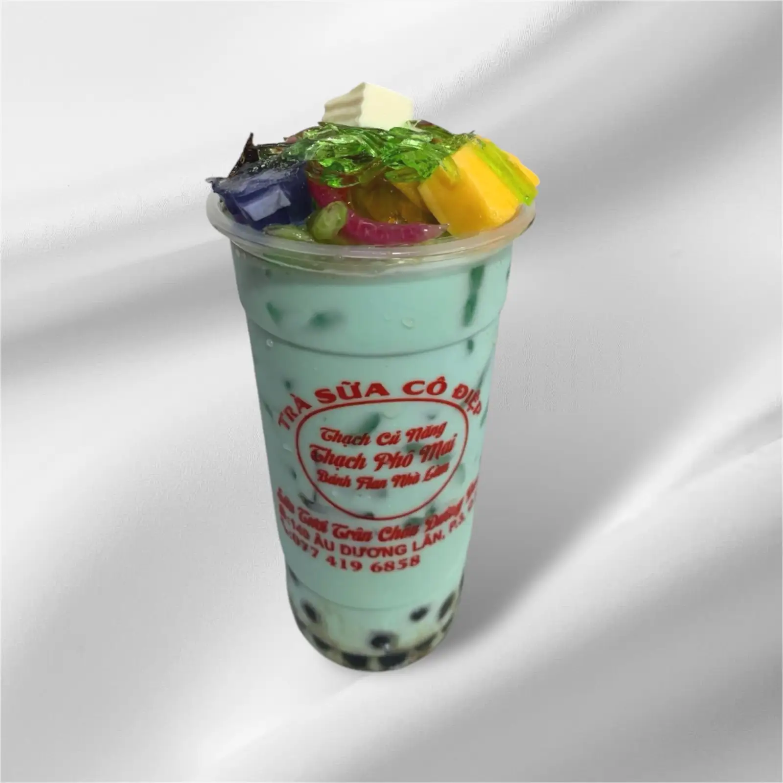Trà sữa bạc hà full topping - 35.000 ₫ tại Trà Sữa Cô Điệp - Thạch Nhà Làm - Âu Dương Lân