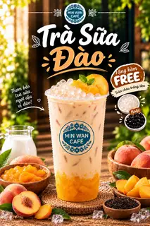 Hình ảnh Trà Sữa Đào 