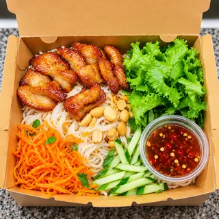 Hình ảnh Bún Trộn Thịt Nướng