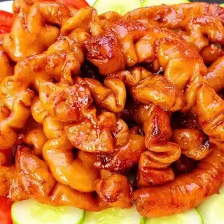 Hình ảnh cơm chiên lòng khìa nước dừa