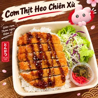 Hình ảnh Cơm thịt heo chiên xù