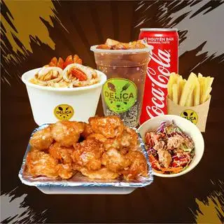 Hình ảnh COMBO 17: Combo Gà Popcorn Sốt HQ + Mì Ý + Món Ăn Kèm + Nước