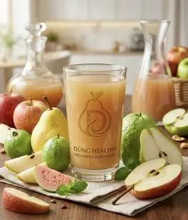 Hình ảnh Nước ép Táo ổi tăng đề kháng