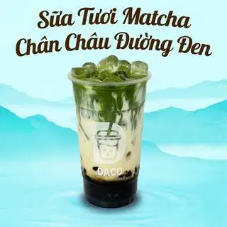 Sữa tươi matcha trân châu đường đen - 35.000 ₫ tại Trà Sữa Daco - Phan Xích Long