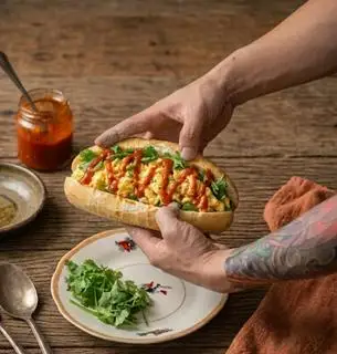 Hình ảnh Bánh mì trứng