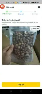 hạt điều rang muối giòn béo thơm ngon - 93.000 ₫ tại Hạt Điều Rang Muối Minh Tuấn - Nguyễn Văn Quỳ