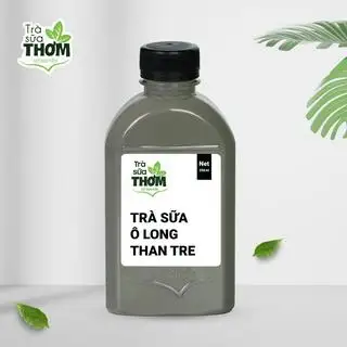 Hình ảnh Chai Trà Sữa Ô Long Than Tre 250ml